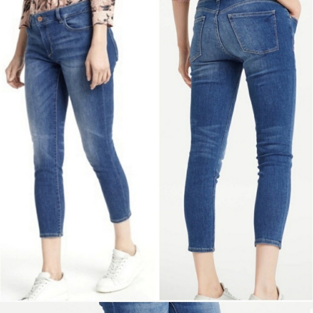 DL1961 Florence Women's Instasculpt Cropped Skinny Jeans Sz 27